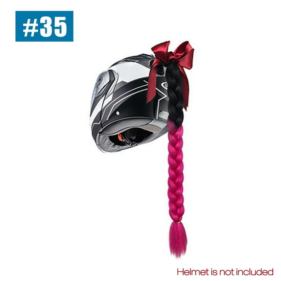 Motorcycles Gradient Ramp Helmet Decorate Braids Retro Motorbike Helmet Braids