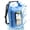 Blue, variant on TJS IP68 Waterproof Dry Bag 5L Roll Top Waterproof Backpack Built-in Phone Pouch for Travel Swimming Boating Kayaking Camping Beach Accessories (Blue)