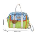 thumbnail image 3 of Bolso Hombro Algodón para Mujer Acolchado Con Asa Superior Floral Mano Viajes, 3 of 9