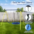 thumbnail image 6 of 2-in-1 Swing Set for Backyard with Stand,Belt Swing for Playground, Backyard Playset, 6 of 8