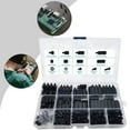 thumbnail image 6 of 350Pcs Black Male Female Nylon Hex Spacer Standoff Screw Nut Set Assortment Kit, 6 of 8