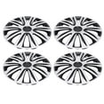 thumbnail image 1 of Remplacement de Couvre-Roue à Enjoliveur de 16 Pouces, Capuchons de Moyeu R16 Ajustement Universel Couvre-Jante de Roue en Acier, Accessoires Extérieurs en ABS à Clipser pour Voiture Camion VUS - Ensemble de 4, 1 of 7