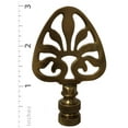 thumbnail image 3 of Royal Designs, Inc. Rising Sun Filigree Design Finial for Lamp Shade, F-5063AB-1, Antique Brass, Single, 3 of 4