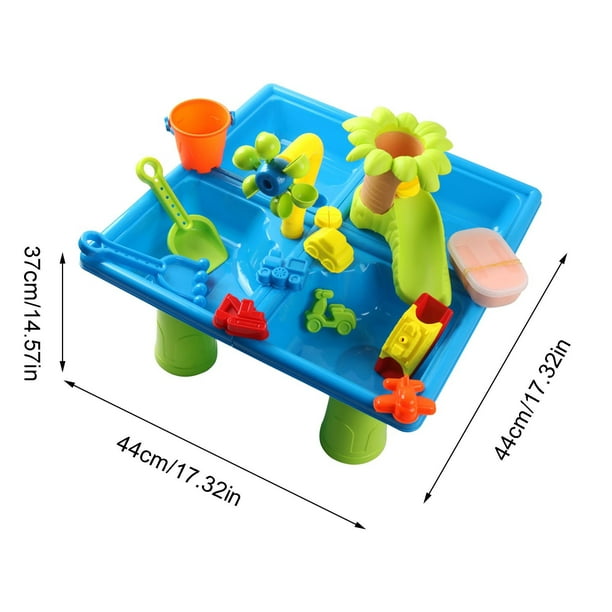Sand Water Table for Toddlers 4 In 1 Sand Table and Water Play Table