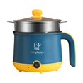 thumbnail image 1 of simhoa Electric Hot Pot US Adapter 1.8L Ramen Cooker for Cooking Dumpling Dormitory Blue, 1 of 8