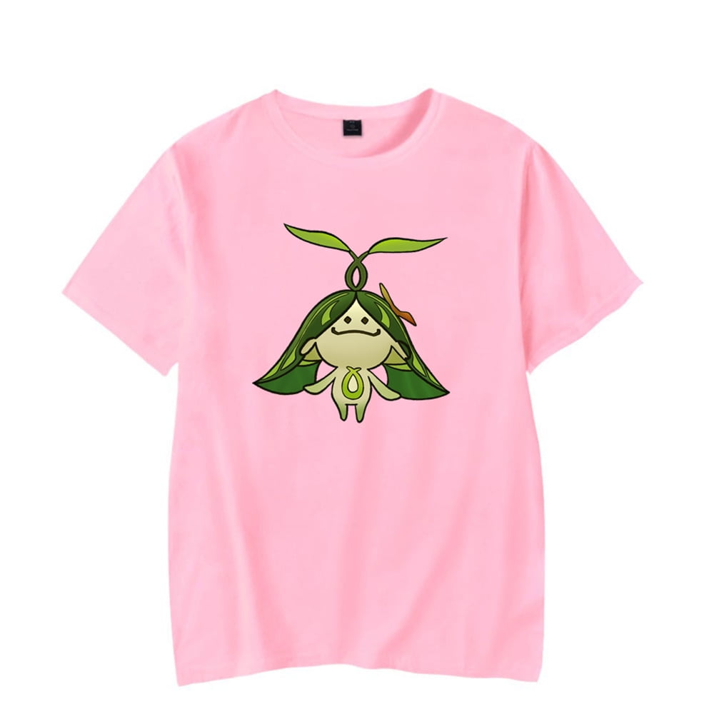 Genshin Impact Dendro Logo TShirt Harajuku Short Sleeve Unisex Tee