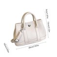 thumbnail image 2 of Bolso de hombro para mujer | Bolso de mano de cuero PU de moda | Bolso bandolera bandolera versátil Messenger | Correa ajustable | Estilo Casual Elegante | Se adapta a la billetera del teléfono, 2 of 5