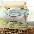 thumbnail image 6 of Threadmill Home Linen Modern Cotton Herringbone Blanket, Twin - Breathable, 1 Count, 6 of 9