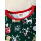 thumbnail image 3 of 2 Uds, Conjunto De Camisetas Y Pantalones De Manga Larga Con Estampado De Dibujos Animados De Navidad Para Niños Pequeños Y Niñas, Conjuntos Informales Para Niños, Conjunto De Pijama, 3 of 4