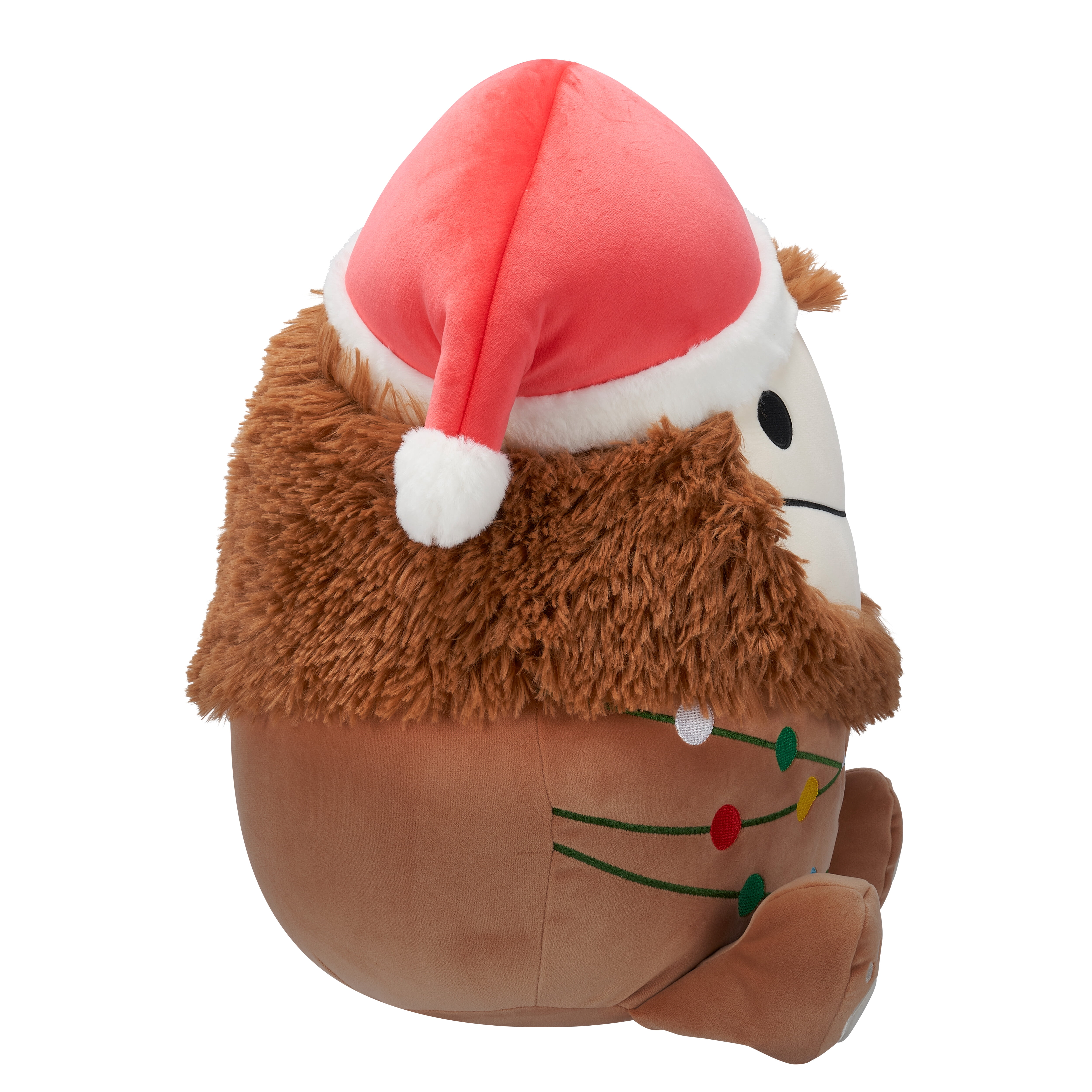 Squishmallows Official 16 inch Benny the Brown Bigfoot With Santa Hat - Child's Ultra Soft Stuffed Plush Toy