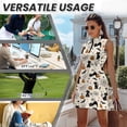 thumbnail image 6 of Uorisanigo Cute Halloween Couple Matching Outfit Mens Golf Shirts Size 2XL Quick-Dry Short Sleeve 1/4 Zip Up Sports Tops and Womens Golf Clothes Built in Shorts Workout Dress, 6 of 8
