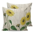thumbnail image 7 of Outdoor Throw Pillow Cover Farmhouse Vintage Sunflowers on Wooden Grian Waterproof Cushion Covers 2 Pack Still Life Pillow Cases Home Decoration for Patio Garden Couch Sofa, 7 of 7