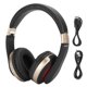 thumbnail image 1 of Foldable Bluetooth Headset Wireless Over Ear Stereo Headsets with Mic Gaming HeadphoneGold, 1 of 4