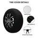thumbnail image 2 of Balery Rose Cubiertas para Neumáticos - Protector Resistente para Neumáticos de Camioneta, SUV, Remolque, Camper y RV-17 inch, 2 of 6