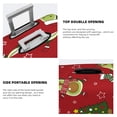 thumbnail image 5 of Disketp Avocado Christmas Elastic Travel Luggage Cover Travel Suitcase Protective Cover For Trunk Case Apply To 18''-32'' Suitcase Cover (Luggage not included)-Large, 5 of 9