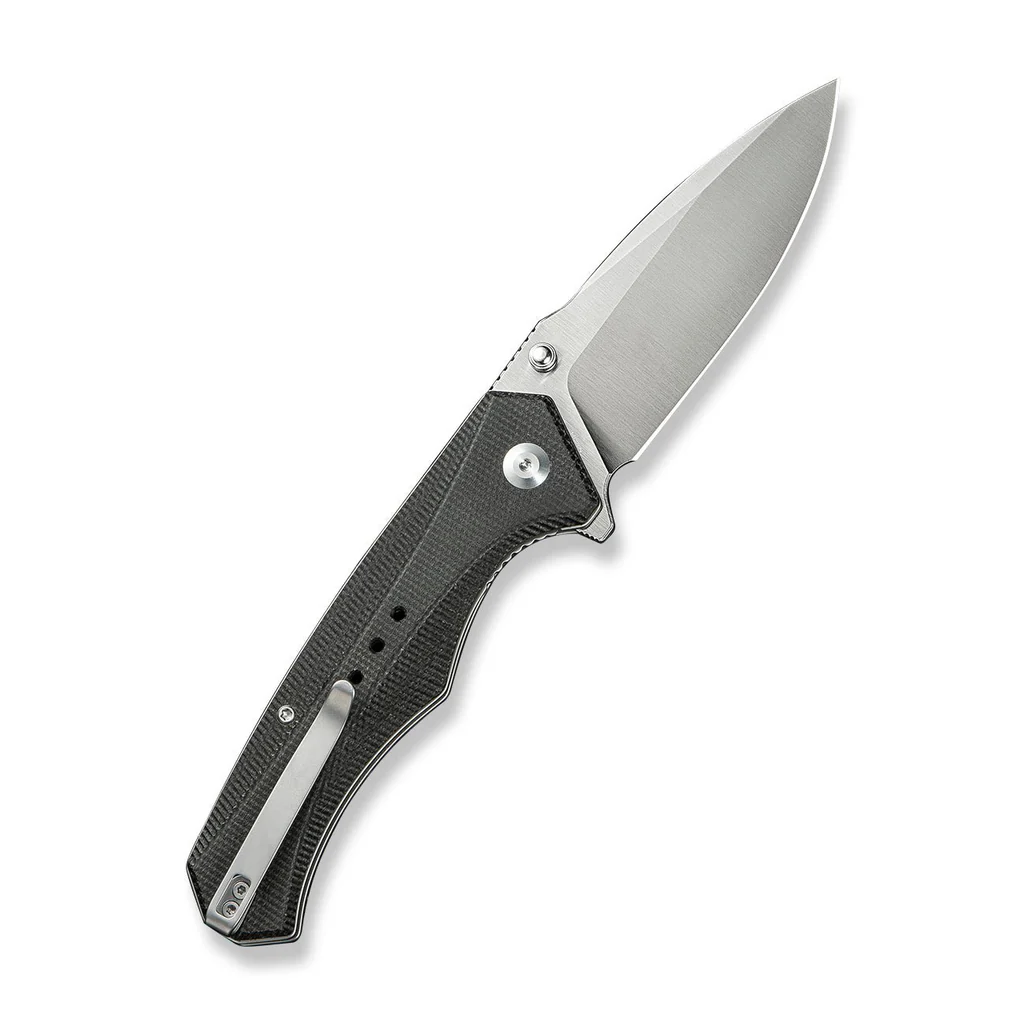 CIVIVI Photonix Pocket Knife, Folding Knife with 3.7" 14C28N Blade Micarta Handle with Pocket Clip for Men Women, Camping Hiking Fishing Knife C23081B-3, Dark Green