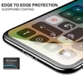 thumbnail image 4 of iPhone XS/X - Tempered Glass Screen Protector w Charger Cord 6ft USB Cable - 5D Touch Curved Edge Full Cover Bubble Free Case Friendly 9H Hardness, Power Wire Braided Long Sync Fast Charge, 4 of 10
