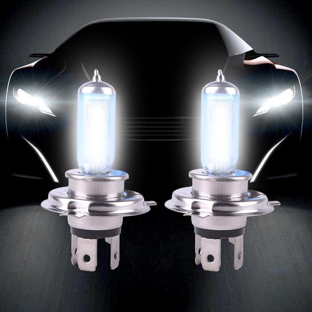 Encendiendo 2 unids/lote 12V 100W H4 Xenon Gas Super brillante luz blanca para faro de coche