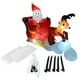 thumbnail image 5 of Papá Noel inflable para exteriores, ideal para patios y jardines., 5 of 9