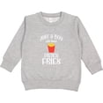 thumbnail image 2 of Inktastic Just a Boy Who Loves French Fries Toddler Sweatshirt, 2 of 4