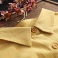thumbnail image 5 of Essential Solid Color Duster Cardigan, Airy Lightweight Blouse with Relaxed Fit & Casual Elegance for Everyday Outfit Completions,Yellow S, 5 of 5