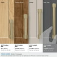 thumbnail image 3 of Amerock Faraday 6-5/16 inch (160mm) Center-to-Center Golden Champagne Cabinet Pull, 3 of 6