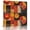 Black Turmeric Red Orange, variant on Wall Art Prints, Red Orange Geometric Framed Canvas Prints for Bedroom Living Room Bathroom Office, Vintage Oil Painting Abstract Art Gallery Wrap Wall Art Poster for Gifts Home Decor 8"x8"