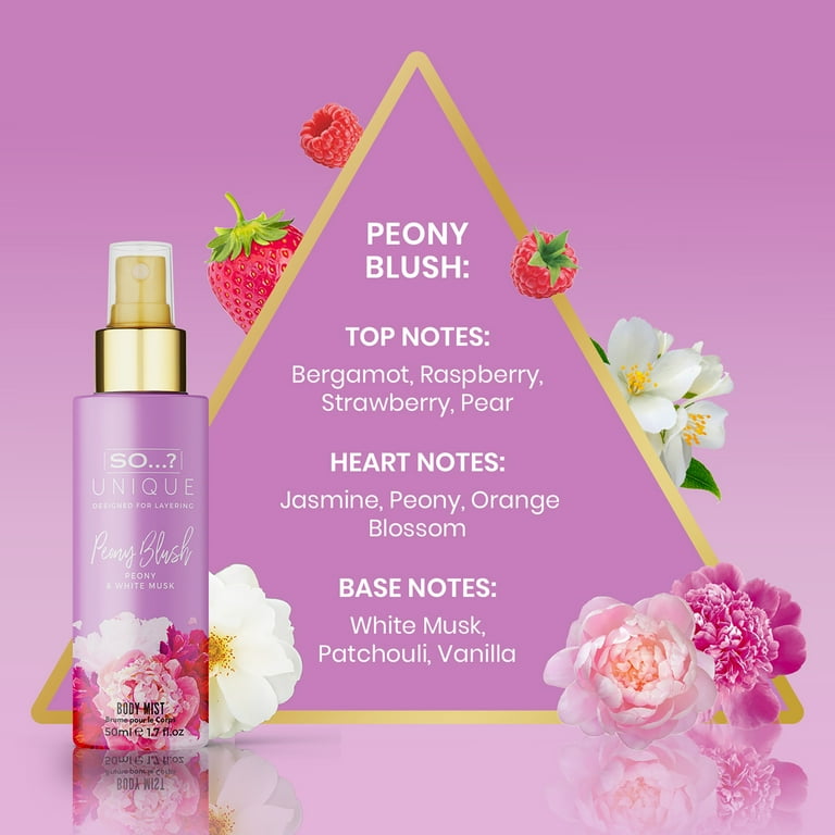 So, Body Mist Set, 6 Pc Fragrance Gift Set, 50 ml, Women's