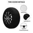 thumbnail image 3 of Saiise Scooby-Doo T Print Rv Spare Tire Cover Wheel Tire Cover for Travel Trailers Protectors Weatherproof Dust-Proof for Camper Trailer Truck SUV Rv Universal-17 inch, 3 of 8