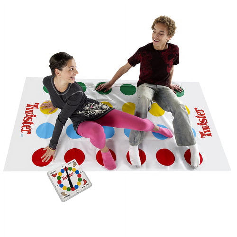Hasbro Gaming Twister – Gioco Classico Per Festa E Famiglia, Tappeto Morbido E Ruota Girevole, Per 2+ Giocatori, Età 6+