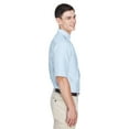 thumbnail image 3 of 8972 UltraClub Classic Wrinkle-Resistant Short-Sleeve Oxford Blue/White 2XL, 3 of 3