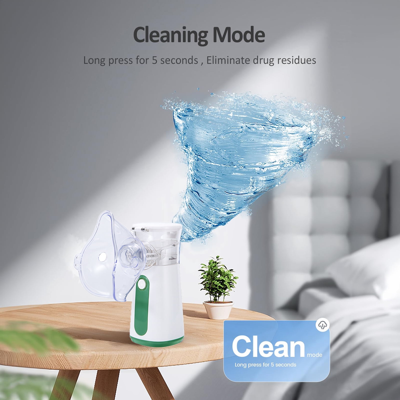 Portable Household Mini Inhaler Mist Machine Ultrasonic Humidifier For Kid Adult