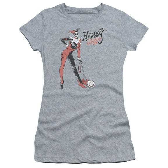 Dc - Harley Hammer - Juniors Teen Girls Cap Sleeve Shirt - Small
