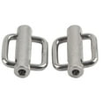 thumbnail image 2 of 2Pcs Slide Buckle 316 Stainless Steel Rectangle Adjustable Knurled Roller Belt Buckles for Fasteners Strap Backpack DIY Webbing Accessories, 2 of 8