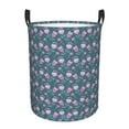 thumbnail image 2 of Goofa Tulips Flowers Printed Circular Hamper,Laundry Basket with Handles,Storage Baskets Foldable,Large Capacity Laundry Hamper-, 2 of 8