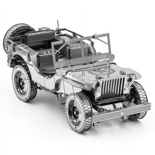 Old Modern Handicrafts 1940 Willys Quad Overland Jeep Model Car Metal
