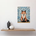thumbnail image 4 of Chakra Fox Concept Art Oil Painting Blue Kaleidoscope Pattern Animal Portrait Unframed Wall Art Print Poster Home Decor Premium, 4 of 5