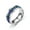 Rainbow, variant on Silver/Gold/Black/Blue/Rainbow Chain Spinner Band Male Stainless Steel Mens Ring