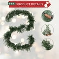 thumbnail image 6 of Outdoor Christmas Garland Christmas Norfolk Garland Single Fork Norfolk Natural Garland Artificial Garland For Christmas Table Fireplace Wall Home Decoration, 6 of 6