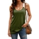 thumbnail image 3 of Top Sin Mangas Para Mujer, Cómodas Correas De Encaje Para Los Hombros, Cuello Redondo, Camiseta Sin Mangas Para La Playa OTVIAP DE Verde XXL, 3 of 6