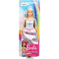 thumbnail image 7 of Barbie Dreamtopia Princess Doll, Blonde, Wearing Rainbow-Themed Outfit, 7 of 7