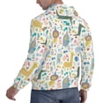 thumbnail image 6 of Lsque Cartoon Animals Pattern Casual Men's Hoodie,Hooded Sweatshirt with Kangaroo Pocket,Pullover Hoodie-Small, 6 of 7