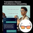 thumbnail image 4 of Smart AI Translation Sunglasses, Portable Stylish  AI Translation Sunglasses 100 Languages  for Daily Use, 4 of 7