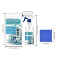 thumbnail image 2 of Fridge Hygiene Cleaner Spray, Refrigerator Stubborn Stain Dirt Remover For Food Contact Surfaces, Kitchen Multi-Purpose Odor-Fade Sanitizer, 4 fl oz, 2 of 8