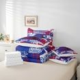thumbnail image 4 of Erosebridal American Football 7 Pieces Comforter Sets Buffalo Bedding Set for All Season Full Size Gifts for Football Fans Football City Bed in a Bag with Comforter, 4 of 5