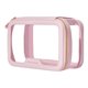 thumbnail image 1 of Estuche de maquillaje Rownyeon, bolsa de aseo transparente, organizador de viaje, rosa, 1 of 5