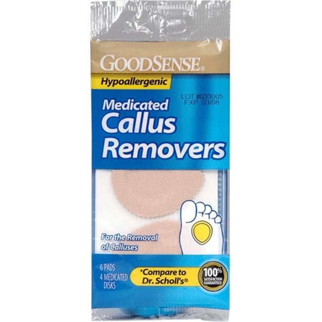 Good Sense Medicated Callus Removers 4 Disks & 6 Pads Case of 48