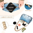 thumbnail image 4 of Deers Snow Trees BlueWomen Small Shoulder Bag Crossbody Tote Hobo Bags Purse Clutch Handbags with Chain Strap for Women, 4 of 7