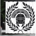 thumbnail image 3 of Indie Shower Curtain, Dream Big Work Hard Typography Design with Galaxy Outer Space Modern Words, Cloth Fabric Bathroom Decor Set with Hooks,  Grey White, 3 of 4