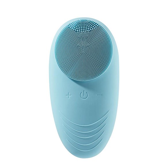 Youkk Facial Brush Silicone Electric Face Brush Waterproof for Sonic Deep Skin Care Device Blue